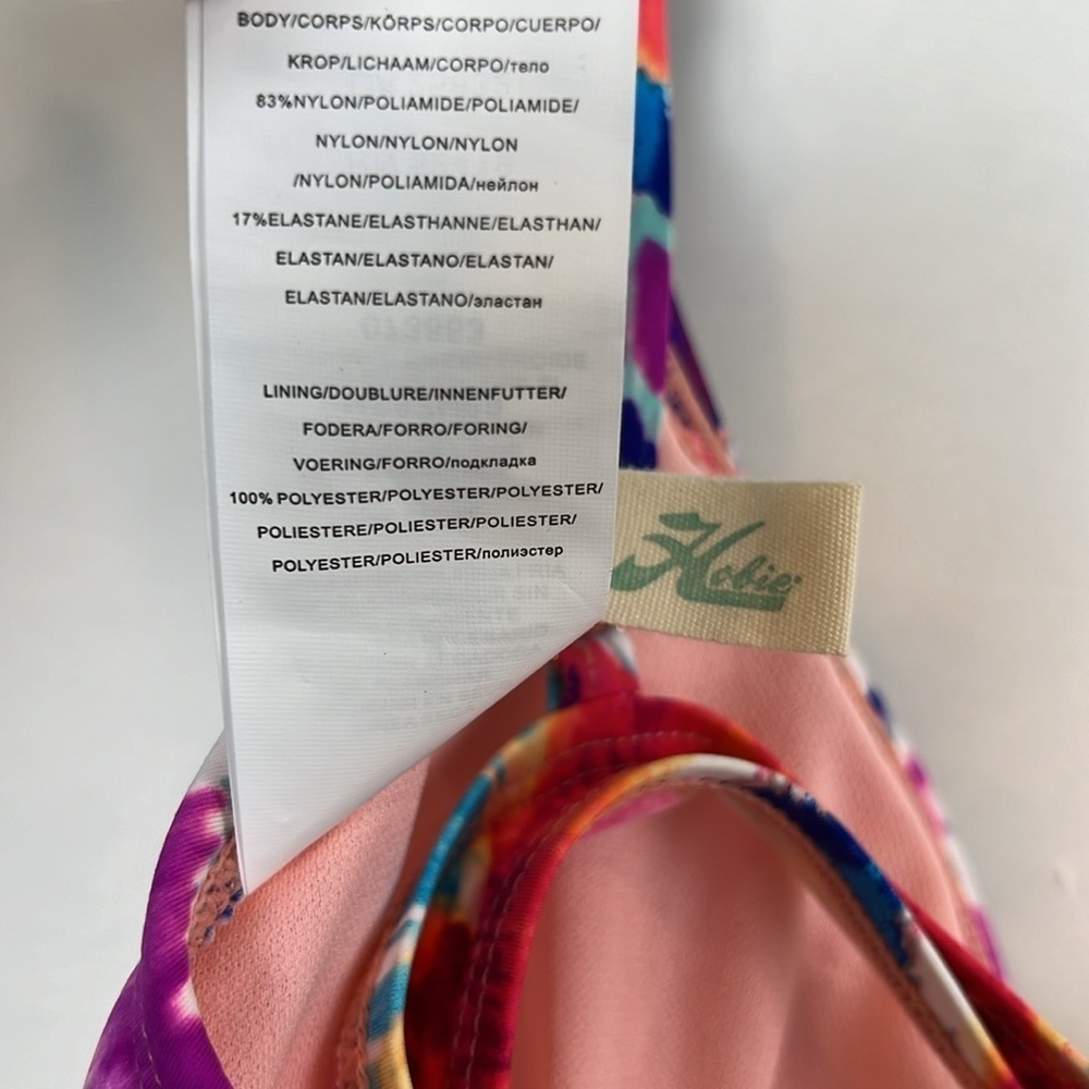 NWT Hobie Bikini Small Multi Color Wrap Around Tie - Picture 11 of 11